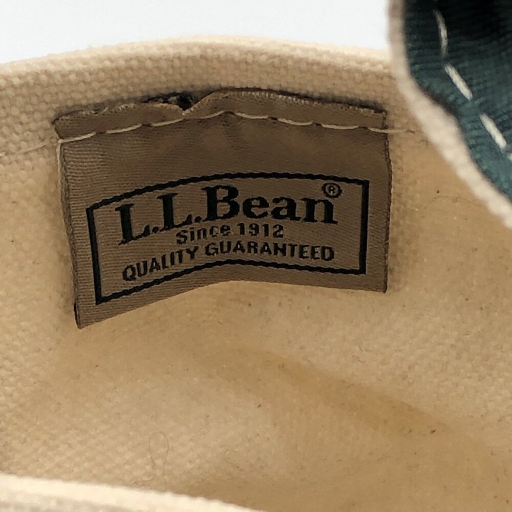 LL Bean Mini Boat And Tote Bag Embroidered Autumn Leaves 5.5"Lx5"Hx4.5"D - Picture 7 of 9